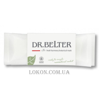 DR. BELTER Line N Fresh Harmony Botanical Mask - Органічна освіжаюча і ревіталізуюча флісова маска