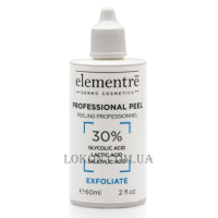 ELEMENTRĒ Professional Peel 30% Glycolic, Salicylic, Lactic Acid - Професійний пілінг