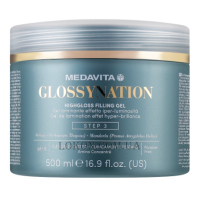 MEDAVITA Glossynation Highgloss Filling Gel Step 3 - Глянцевий філер-гель для волосся