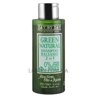 GESTIL Alan Jey Green Natural Shampoo-Balsam - Шампунь-бальзам 2в1 з олією жожоба та алое вера