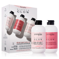 FARMAVITA Omniplex Blossom Glow Bond Care Kit - Преміальний набір (шампунь+маска) із рослинним кератином