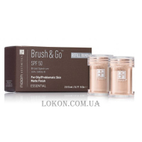 NOON Brush & Go™ Oily/Problematic Skin - Змінна упаковка з пудрою SPF-50 для жирної та проблемної шкіри