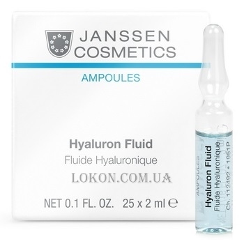 JANSSEN Ampoules Hyaluron Fluid - Ультраувлажняющая сыворотка с гиалуроновой кислотой