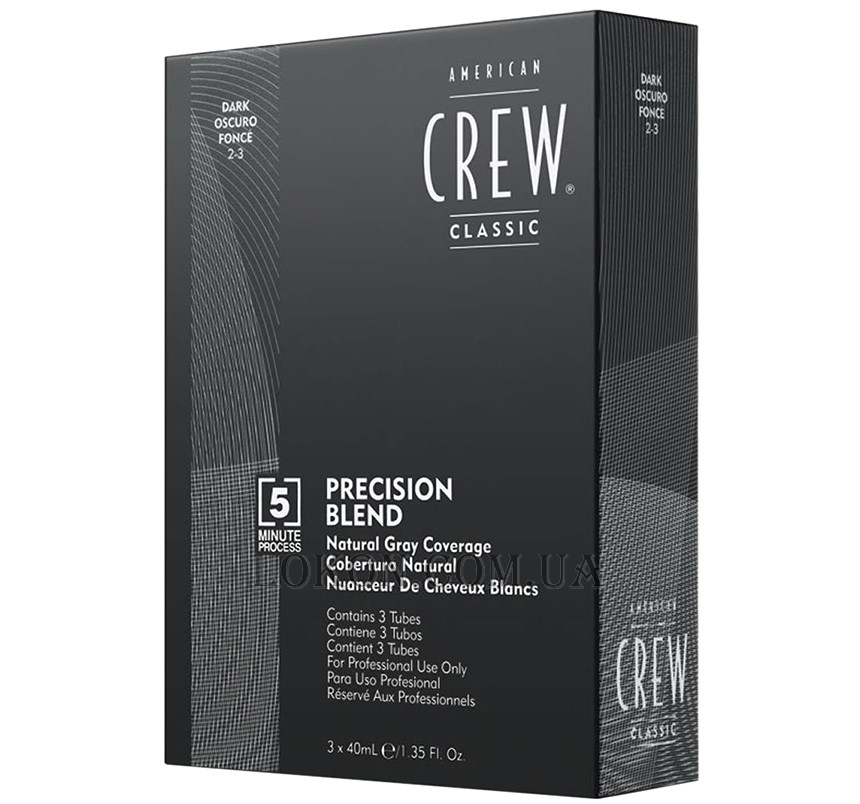 AMERICAN CREW Precision Blend Dark - Система маскировки седины (уровень 2-3)