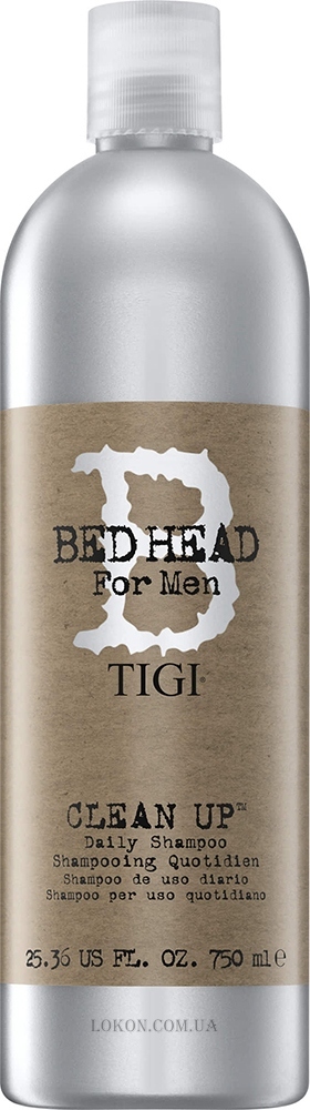 TIGI B for Men Clean Up Daily Shampoo - Ежедневный шампунь для мужчин