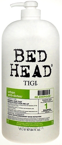 TIGI Urban Antidotes Re-energize Shampoo - Шампунь для ежедневного ухода для нормальных волос
