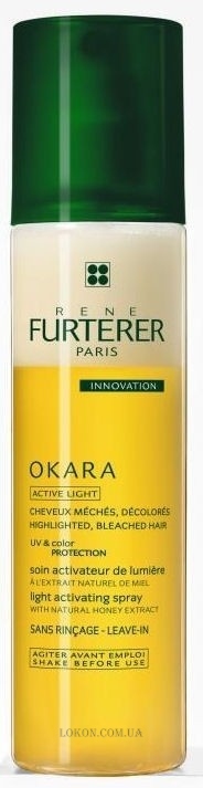 RENE FURTERER Okara Light Activating Spray - Спрей-активатор блеска для сияния мелированных волос