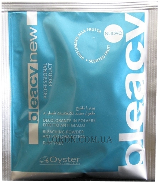 OYSTER Bleaching Dust-Free Powder (blue) - Осветляющий порошок (голубой) запаска (пакет)