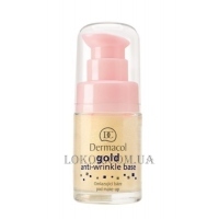 DERMACOL Make-Up Base Gold Anti-Wrinkle - Омолаживающая база под макияж с золотом