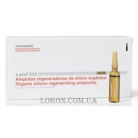 MESOESTETIC x.prof 013 Organic silicon regenerating ampoules - Органический силикон 0,5%