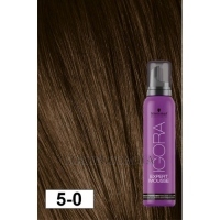 SCHWARZKOPF Igora Color Expert Mousse 5-0 - Тонуючий мус для волосся "Натуральний світло-каштановий"