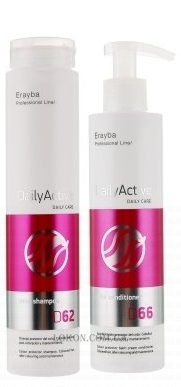 ERAYBA D62/66 Color Factor - Набор (шампунь+кондиционер) для окрашенных волос