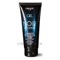 DIKSON Noir Gel Per Capelli - Тонуючий гель для волосся, моделювання, глянсовий блиск