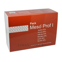 MCCM Pack Meso Prof 1 - Пировиноградна 20% + азелаїнова 25% + саліцилова 20% + мигдальна 45% + гліколева 30% + молочна 35% кислоти