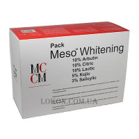 MCCM Pack Meso Whitening - Набір відбілюючий пілінг: арбутин + лимонна 10% + койєва 5% + молочна 10% + саліцилова 3% кислоти