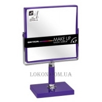 BETER Beauty Care Viva Macro Up Macro Mirror - Дзеркало на ніжці двостороннє (x7 збільшення) "Фіолетове" 14.5 см