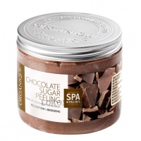 ORGANIQUE Spa Therapie Smoothing Chocolate Sugar Body Peeling  - Разглаживающий сахарный пилинг для тела шоколадный