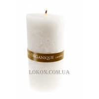 ORGANIQUE Candle Medium Cylinder Cotton&Lotus - Ароматерапевтическая свеча 