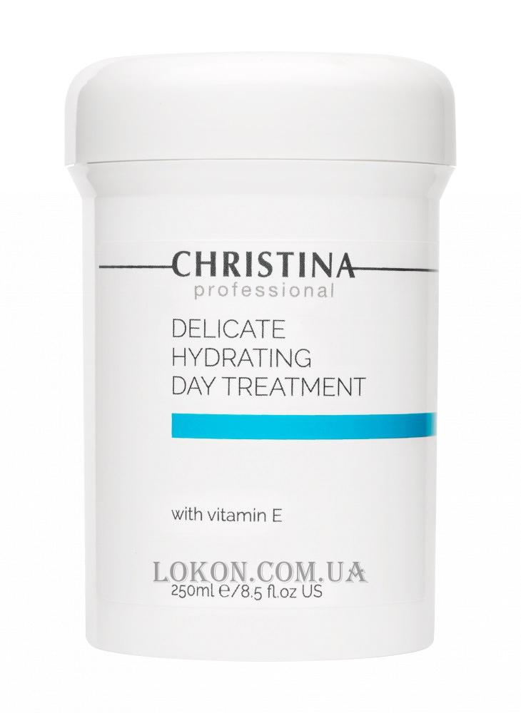 CHRISTINA Delicate Hydrating Day Treatment + Vitamin E - Деликатный увлажняющий дневной крем с витамином Е для нормальной и сухой кожи