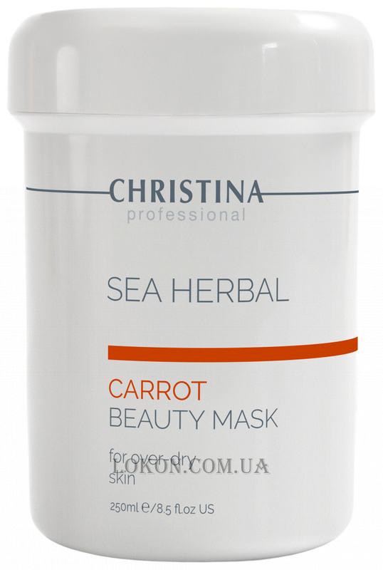 CHRISTINA Sea Herbal Beauty Mask Carrot - Морковная маска красоты для пересушенной кожи
