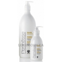 BAREX Permesse Colour Blonde Assurances Shampoo - Шампунь для осветленных волос с пептидами M4, экстрактами янтаря и корня полимнии