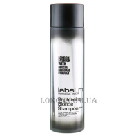 LABEL.M Brightening Blonde Shampoo - Освітлюючий шампунь для блондинок