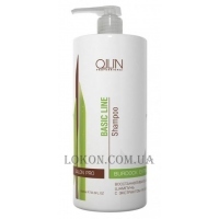 OLLIN Basic Line Reconstructing Shampoo with Burdock Extract - Відновлюючий шампунь з екстрактом реп'яха