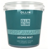 OLLIN Performance Blond Powder Aroma Mint - Порошок освітлення з ароматом м'яти