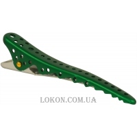 Y.S.PARK Shark Clip Green Metal - Затискач для волосся, зелений металік
