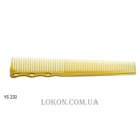 Y.S.PARK YS-232/B2 Combs Normal Type Camel - Гнучкий гребінець для стрижки, янтарний