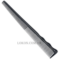 Y.S.PARK YS-254 B2 Combs Soft Type Flex Carbon - Супергибкая расчёска для стрижки, чёрная