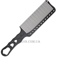 Y.S.PARK YS-282 Clipper Comb Soft Carbon - Расчёска для тушевки, чёрная
