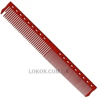 Y.S.PARK G-45 Guide Comb Red - Гребінець для стрижки навчальний з розміткою, червоний