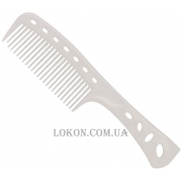 Y.S.PARK YS-601 Self Standing Combs White - Гребінець для фарбування, розчісування мокрого волосся, білий