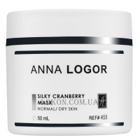ANNA LOGOR Silky Cranberry Mask - Шовкова зволожуюча маска з екстрактом журавлини (пастоподібна)