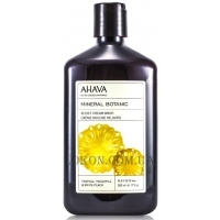 AHAVA Mineral Botanic Cream Wash Pineapple and White Peach - Мягкий крем для душа 