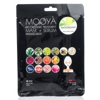 BEAUTY FACE Mooya Bio Organic Treatment Mask + Serum Antioxidant - Антиоксидантная маска+сыворотка с экстрактом зелёного чая