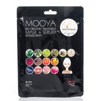 BEAUTY FACE Mooya Bio Organic Treatment Mask + Serum Smoothing Pearl - Маска+сыворотка с экстрактом жемчуга