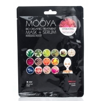 BEAUTY FACE Mooya Organic Treatment Mask + Serum Hydrating - Зволожуюча маска+сироватка з екстрактами водоростей і коралів