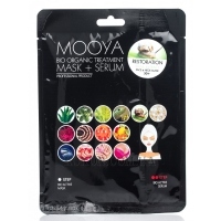 BEAUTY FACE Mooya Organic Treatment Mask + Serum Restoration - Маска+сироватка з екстрактом равлики