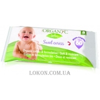 CORMAN Organic Cotton Sweet Caress Baby Wipes - Органические влажные детские салфетки 