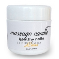 LIVE CANDLE Massage Candle Healthy Nails Lotus - Масажна свічка для рук та нігтів "Лотос"