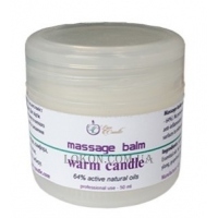 LIVE CANDLE Massage Balm Warm Candle - Массажный бальзам с эфирными маслами