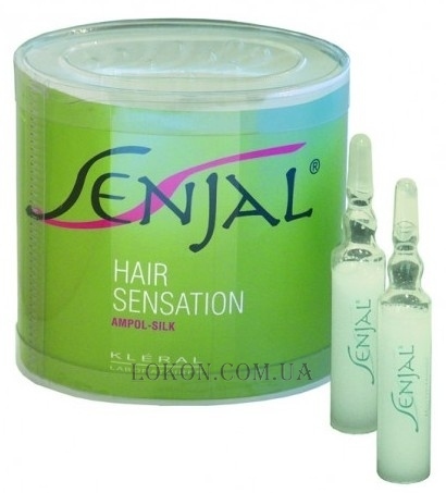 KLERAL SYSTEM Silk Senjal - Двухфазные ампулы для восстановления волос