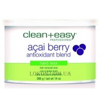 CLEAN+EASY Hard Wax - Горячий воск с ягодой асаи