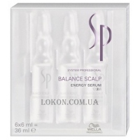 WELLA SP Balance Scalp Energy Serum - Энергетическая сыворотка против выпадения волос (ампулы)