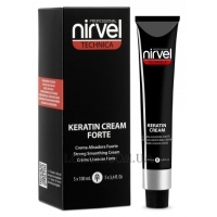 NIRVEL Keratin Strong Smoothing Cream - Випрямляючий крем для твердого волосся