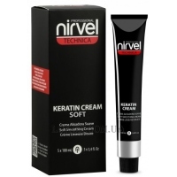NIRVEL Keratin Soft Smoothing Cream - Випрямляючий крем для пошкодженого волосся