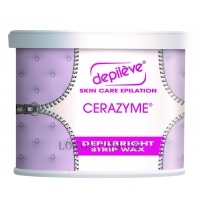 DEPILEVE Cerazyme Depilbright Strip Wax - Смужковий віск з ефектом освітлення шкіри