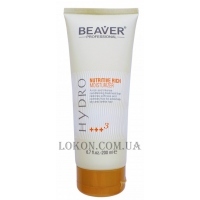 BEAVER Hydro Nutritive Rich Moisturizer - Інтенсивний зволожувач для сухого та пористого волосся